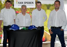 Het beursteam van Van Iperen met Andries Goeree, Marcel Tazelaar, Frans Eerland en Martin Tolhoek